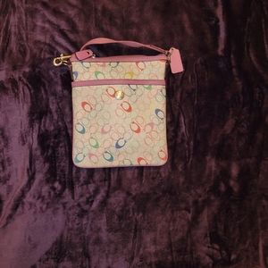 Colorful Coach Signature Sling Bag